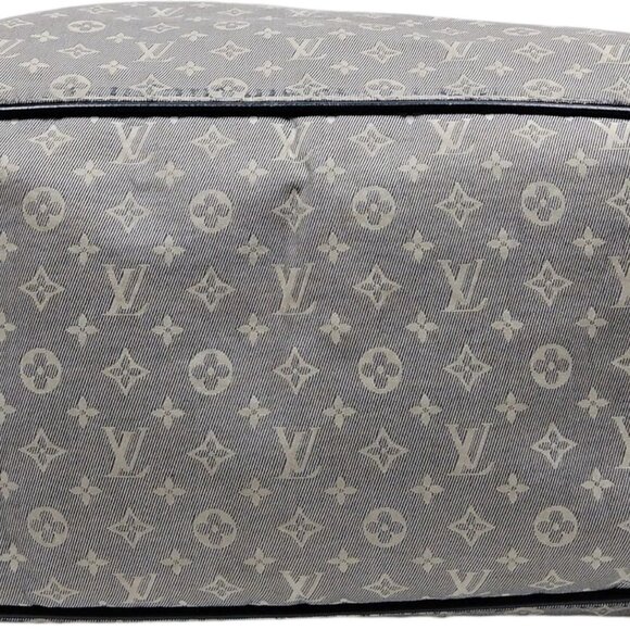 (S6) Louis Vuitton Shoulder Bag Neverfull MM Navy Blue PVC - Picture 4 of 9